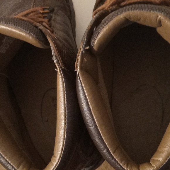 Timberland  dark brown hiker Leather Boots Men's Size 9 Brown 565-155772 - Picture 10 of 10